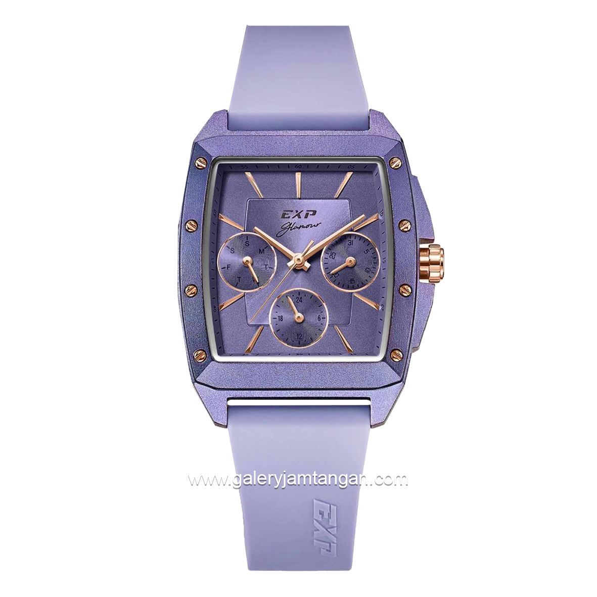 Expedition E 6636 BF Multifunction Purple Rubber Strap