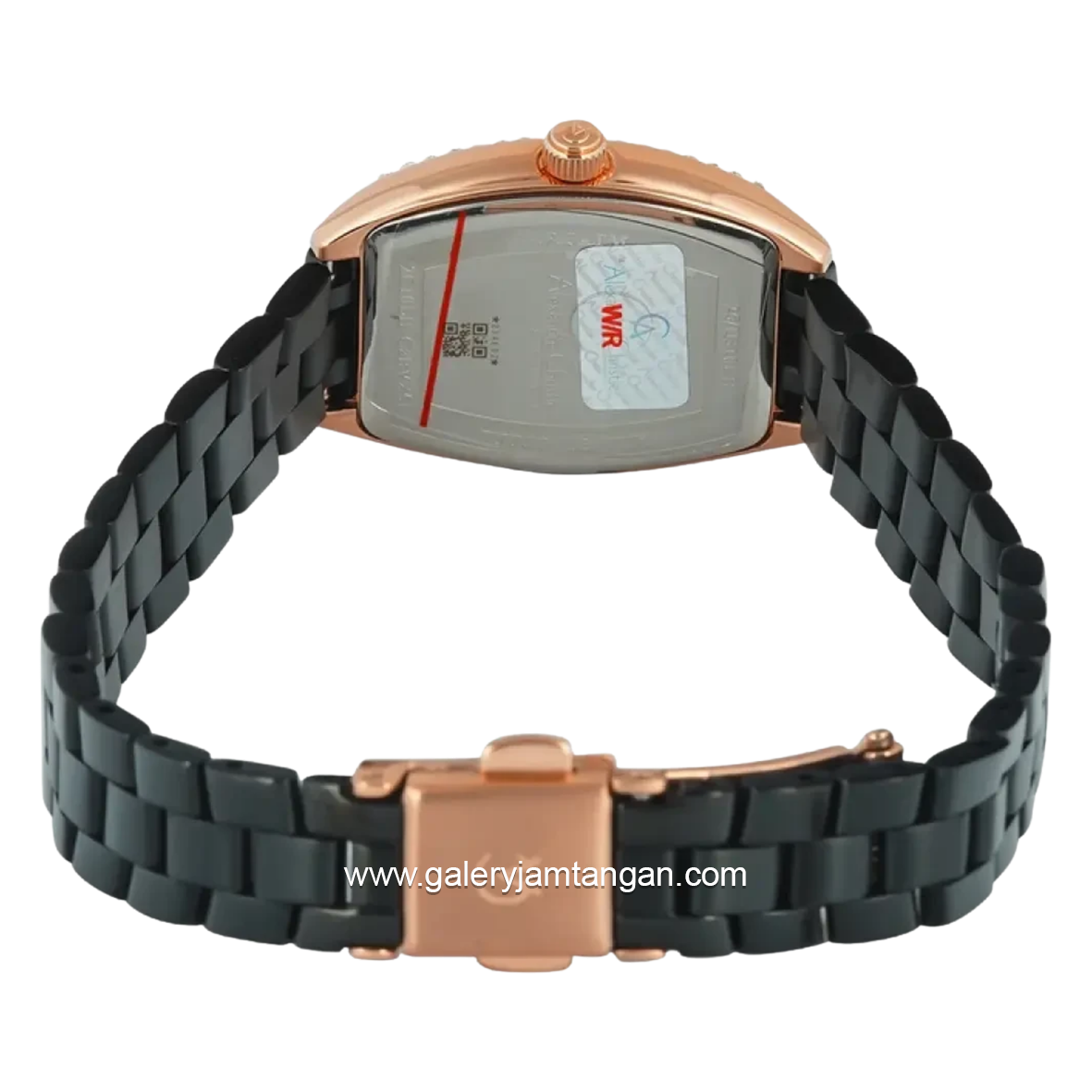 Alexandre Christie Passion AC 2C10 LH BBRBA Black Dial Black Stainless Steel Strap