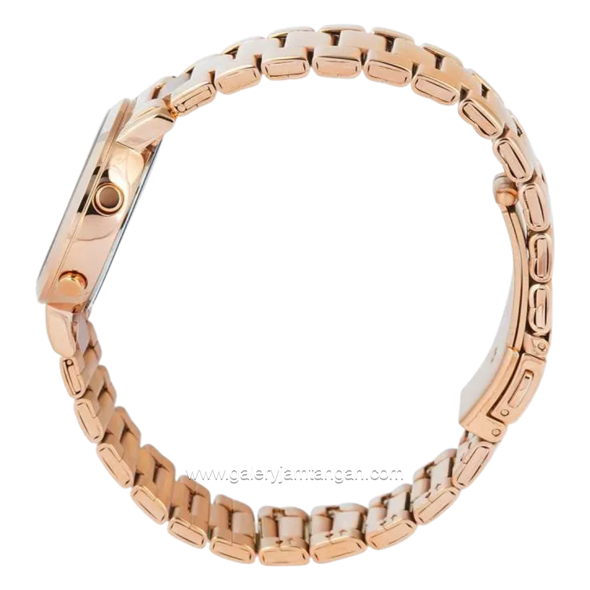 Alexandre Christie Digi AC 9497 LH BRGRG Rose Gold Digital Dial Rose Gold Steel Strap