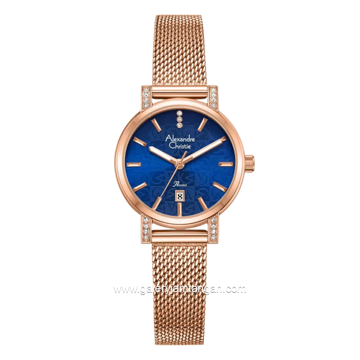 Alexandre Christie Passion AC 2C20 LD Ladies Mesh Stainless Steel Strap