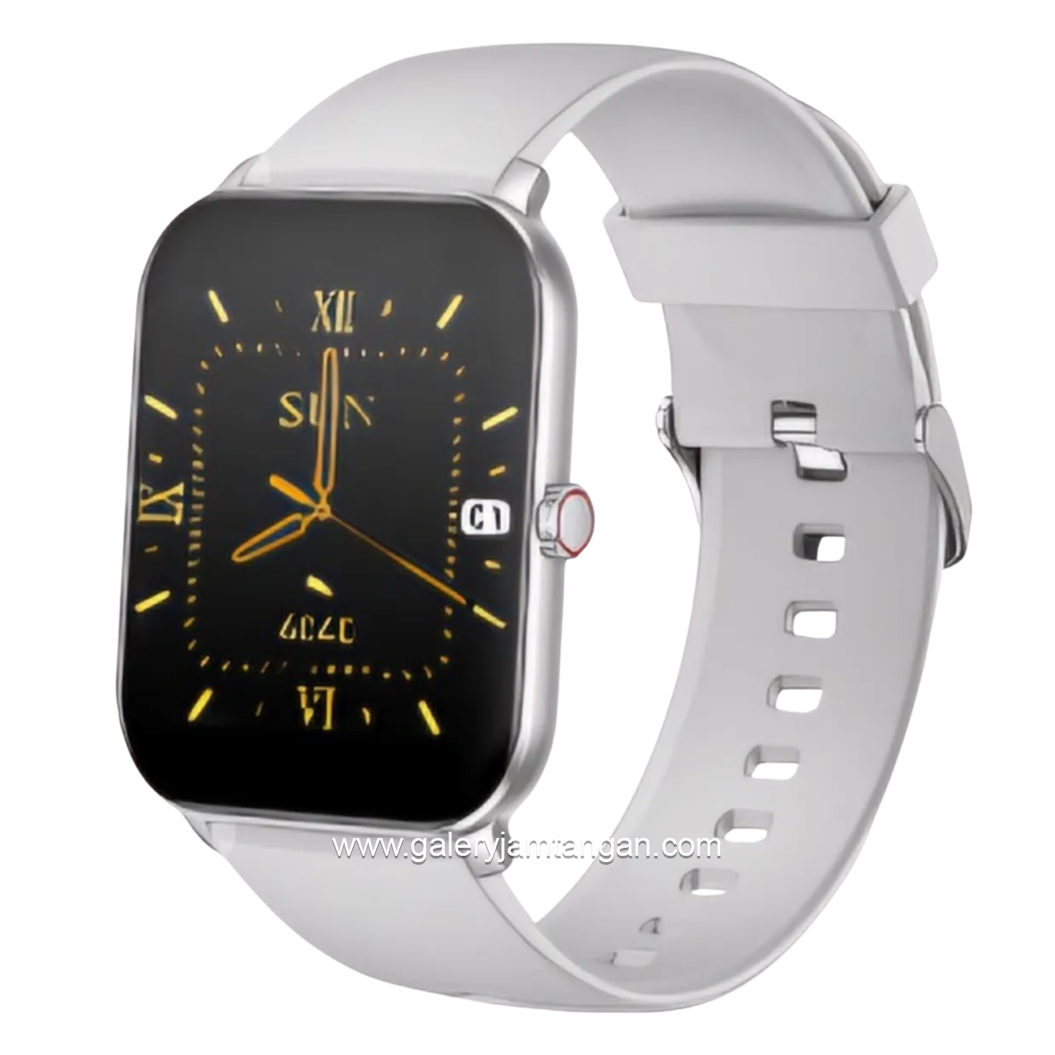 VIVAN SMARTWATCH VWF18 SILVER Rubber Strap