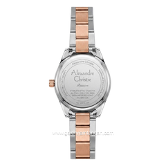 Alexandre Christie Passion AC 2C18 LHFTRLG Rose Gold Dial Dual Tone Stainless Steel Strap