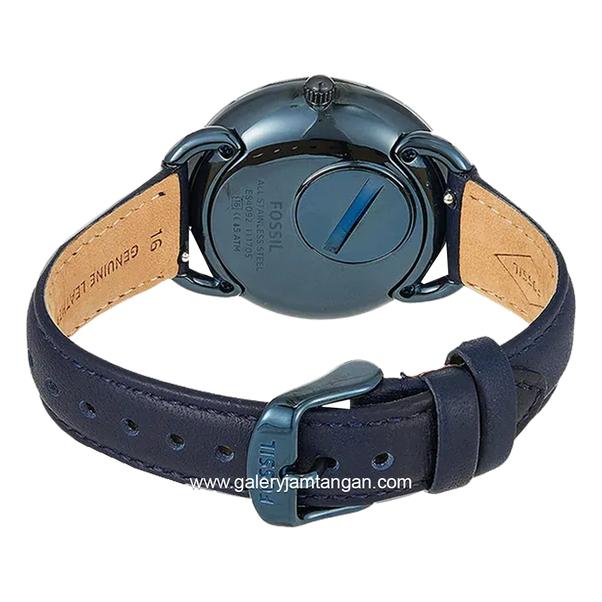 FOSSIL ES4092 Womens Watch Blue Leather Strap