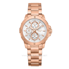 Alexandre Christie AC 6410 BF BRGSL-2 Silver Dial Rose Gold Stainless Steel Strap