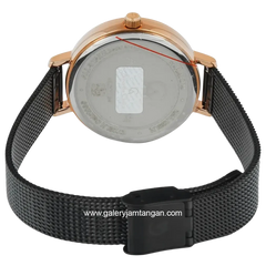Alexandre Christie Passion AC 2728 LH BBRBA Black Motif Dial Black Stainless Steel Strap