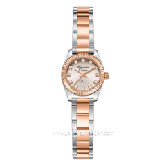 Alexandre Christie Passion AC 2C18 LHFTRLG Rose Gold Dial Dual Tone Stainless Steel Strap