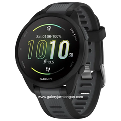 GARMIN Forerunner 165 Music Digital Dial Black Slate Grey Silicone Strap