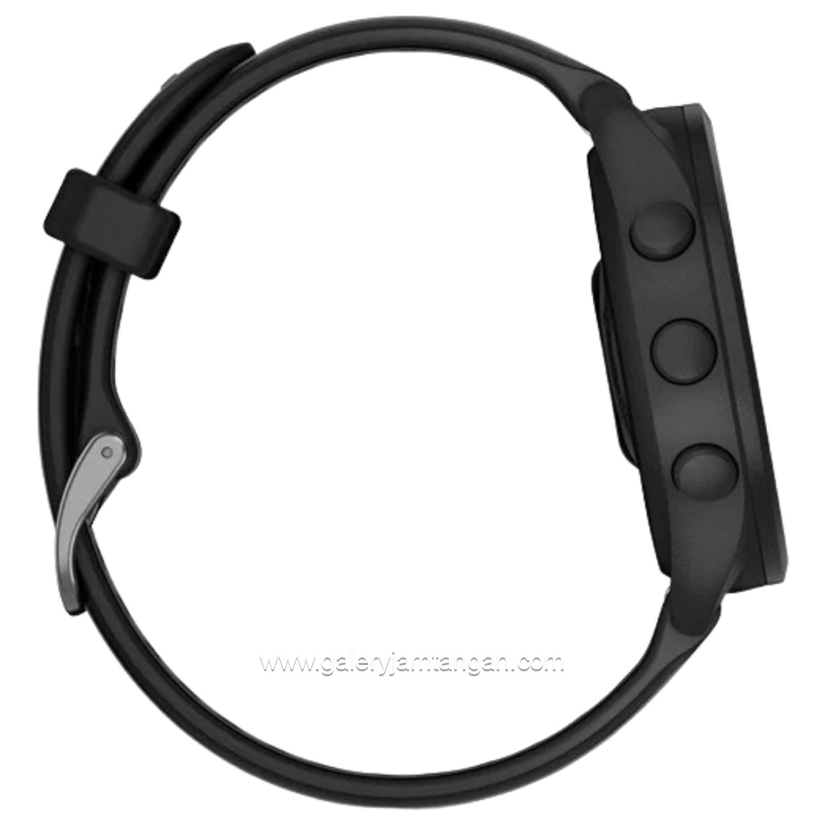 GARMIN Forerunner 165 Music Digital Dial Black Slate Grey Silicone Strap