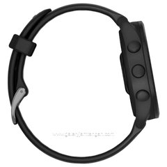 GARMIN Forerunner 165 Music Digital Dial Black Slate Grey Silicone Strap