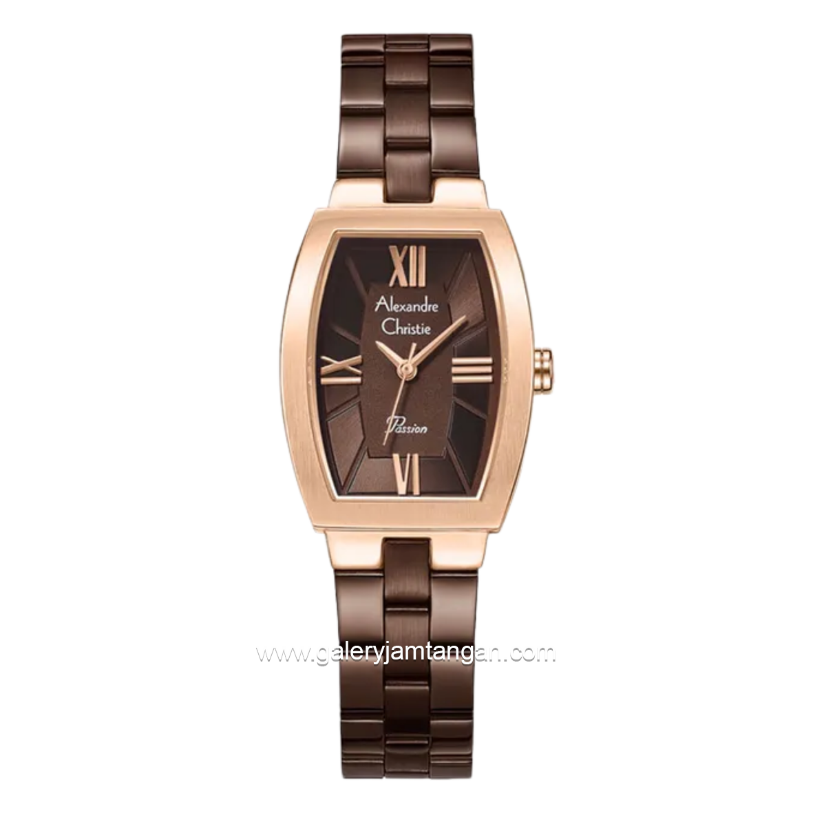 Alexandre Christie Passion AC 2B59 LH BROBO Brown Dial Brown Stainless Steel Strap
