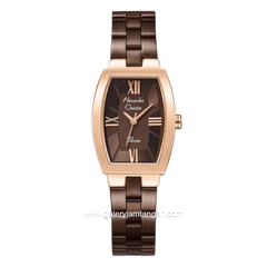 Alexandre Christie Passion AC 2B59 LH BROBO Brown Dial Brown Stainless Steel Strap