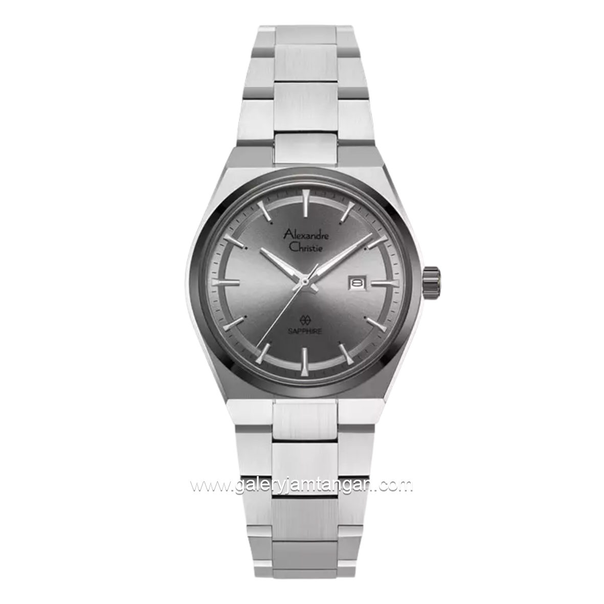 Alexandre Christie AC 8697 LDBTEGR Grey Dial Stainless Steel Strap