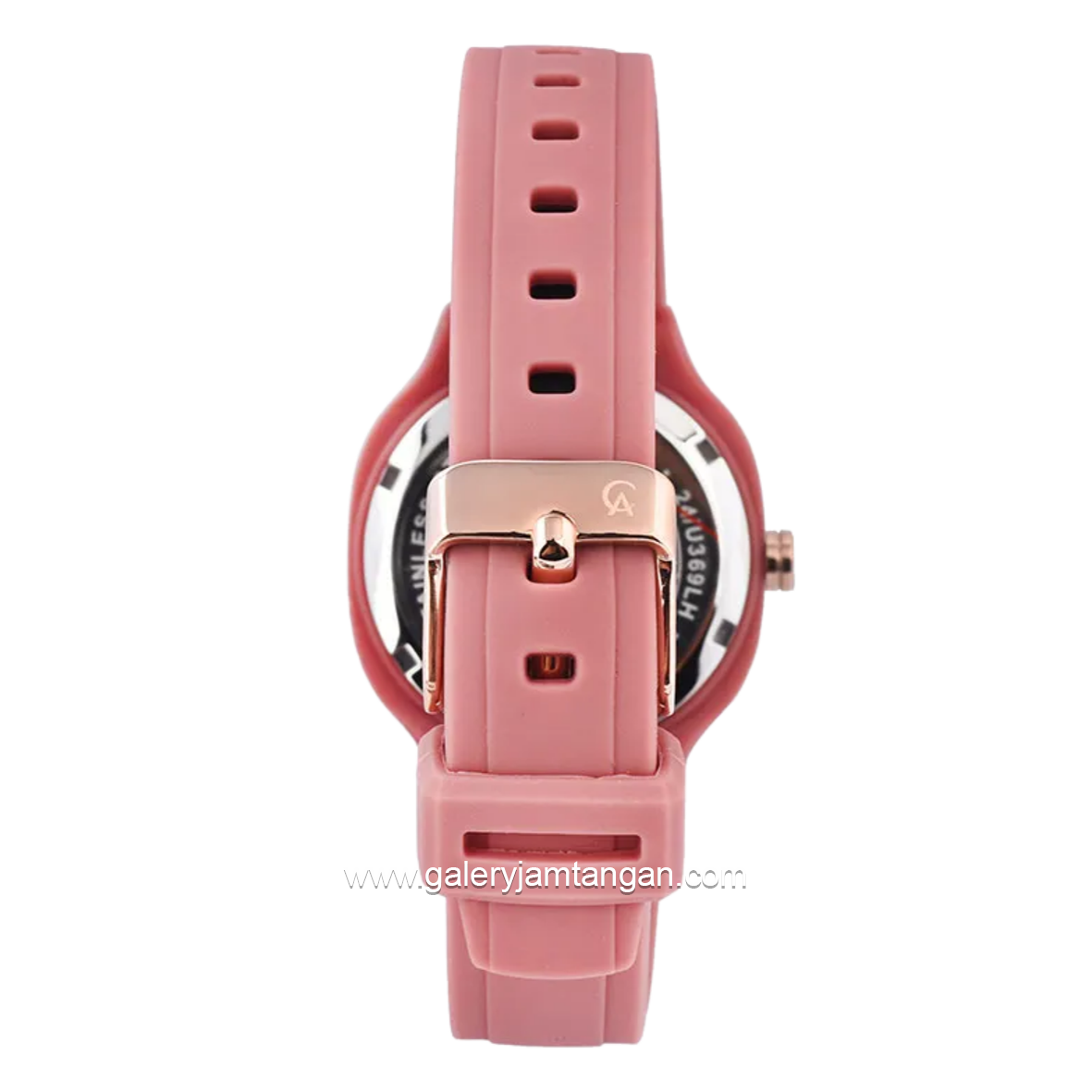 Alexandre Christie Passion AC 2B77 LH RRGPN Pink Dial Pink Rubber Strap