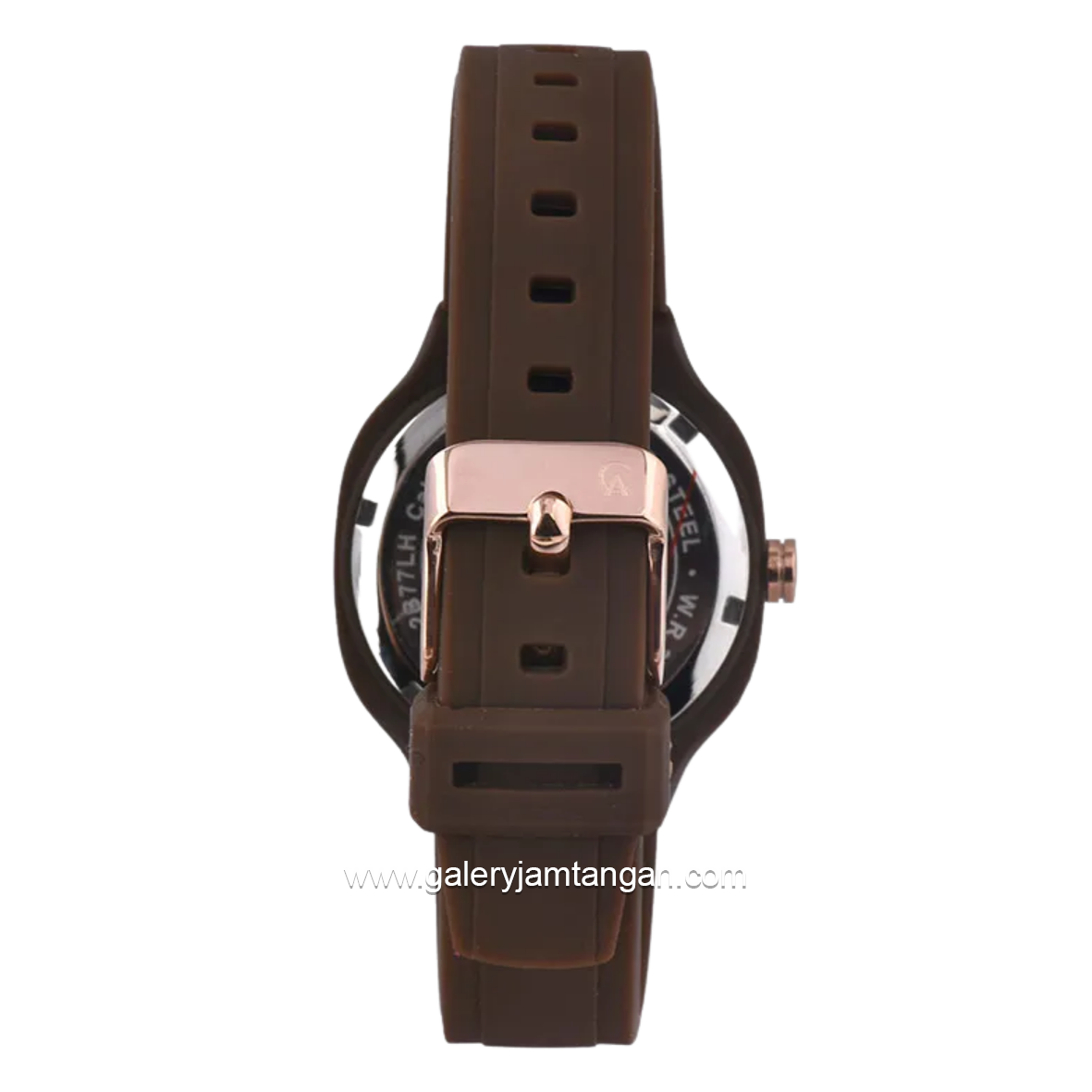 Alexandre Christie Passion AC 2B77 LH RRGBO Brown Dial Brown Rubber Strap