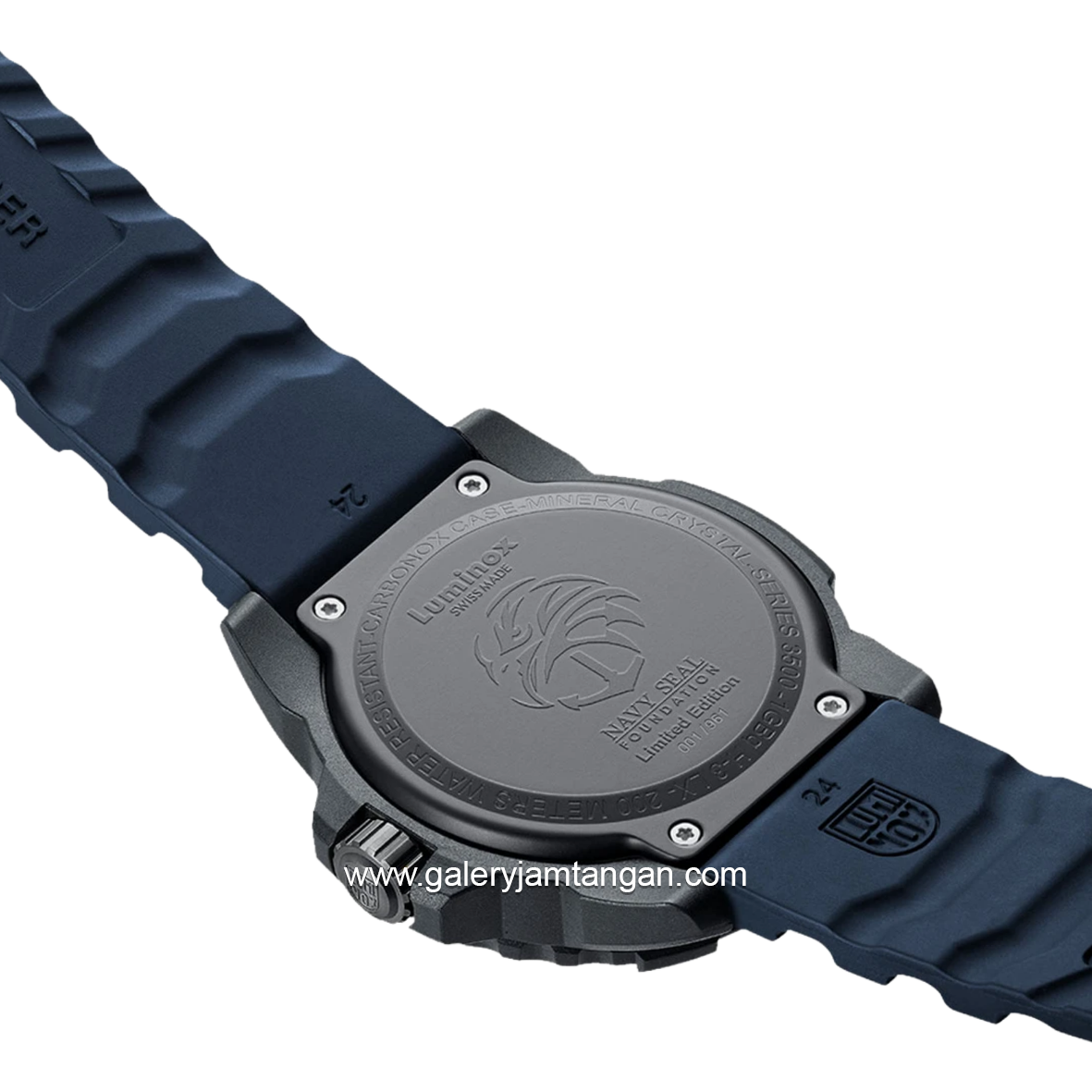 LUMINOX XS.3505.NSF.N Navy SEAL Foundation Limited Rubber Strap