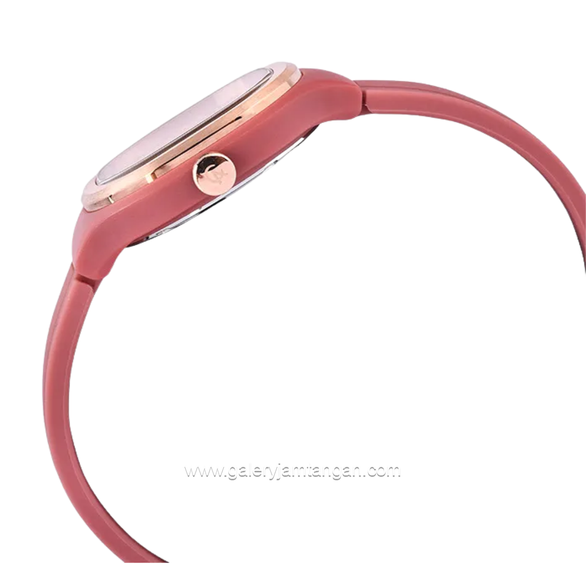Alexandre Christie Passion AC 2B77 LH RRGPN Pink Dial Pink Rubber Strap