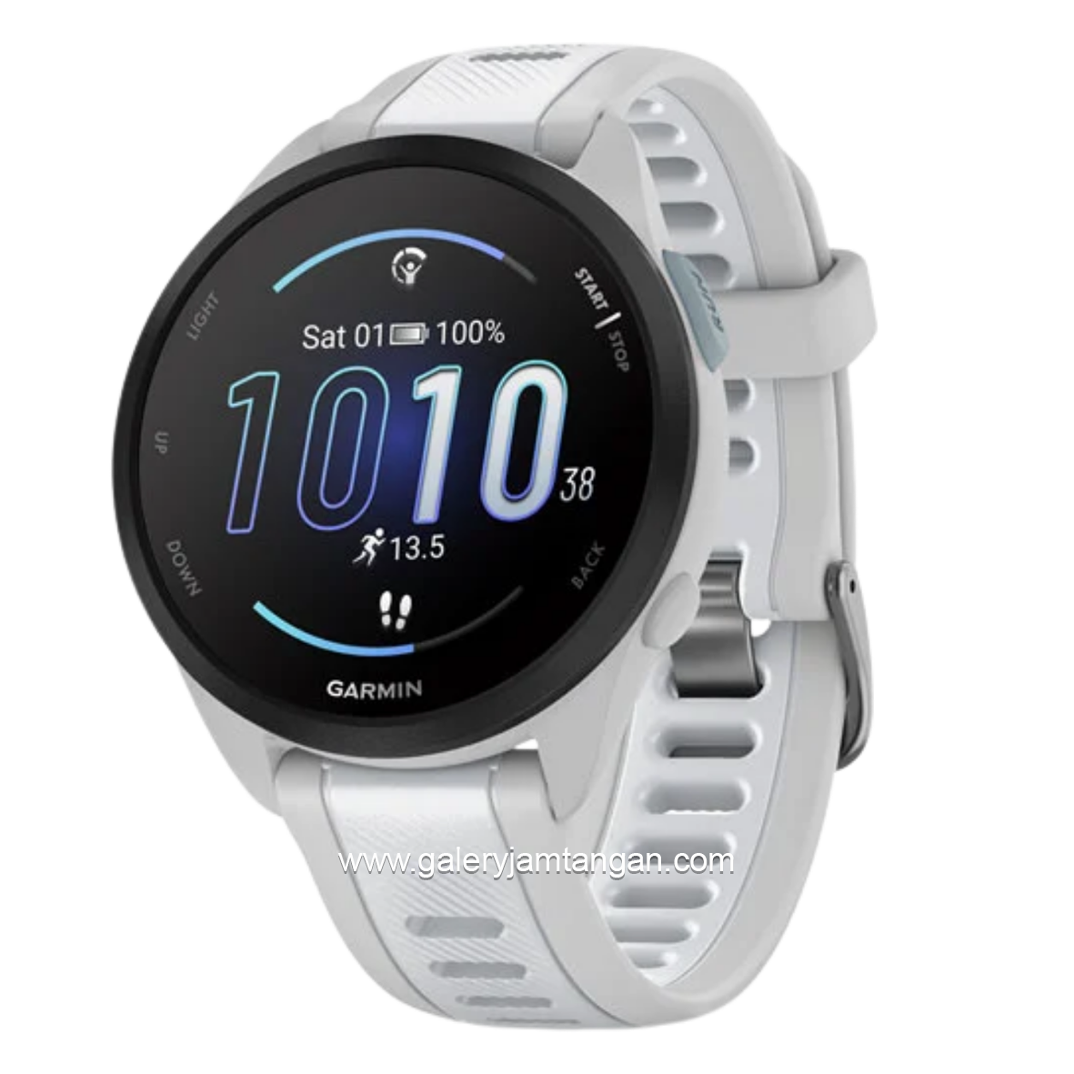 GARMIN Forerunner 165 Non Music Digital White Silicone Strap