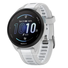 GARMIN Forerunner 165 Non Music Digital White Silicone Strap