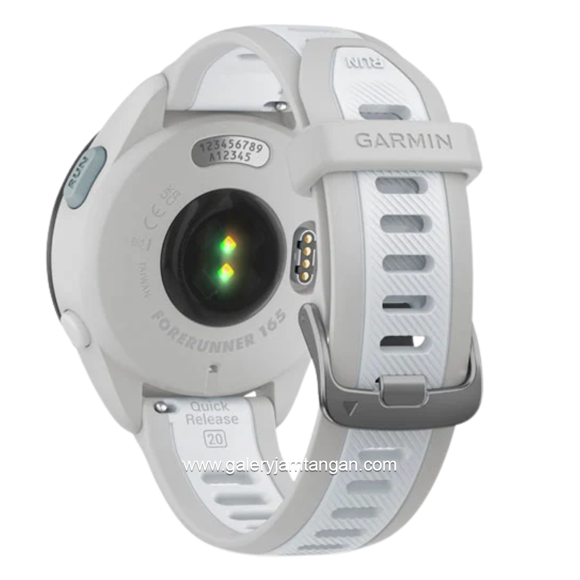 GARMIN Forerunner 165 Non Music Digital White Silicone Strap