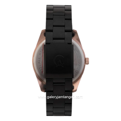 Alexandre Christie Primo Steel AC 1035 MD BBRBA Black Dial Black Stainless Steel Strap