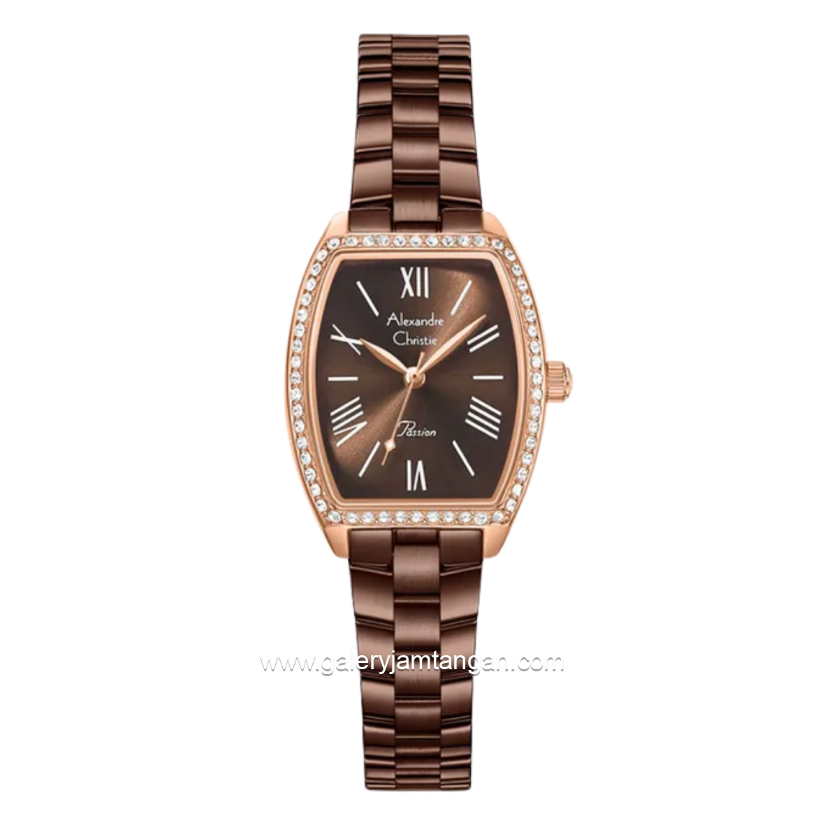 Alexandre Christie Passion AC 2C10 LHBROBO Brown Dial Brown Stainless Steel Strap