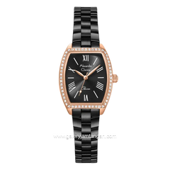 Alexandre Christie Passion AC 2C10 LH BBRBA Black Dial Black Stainless Steel Strap