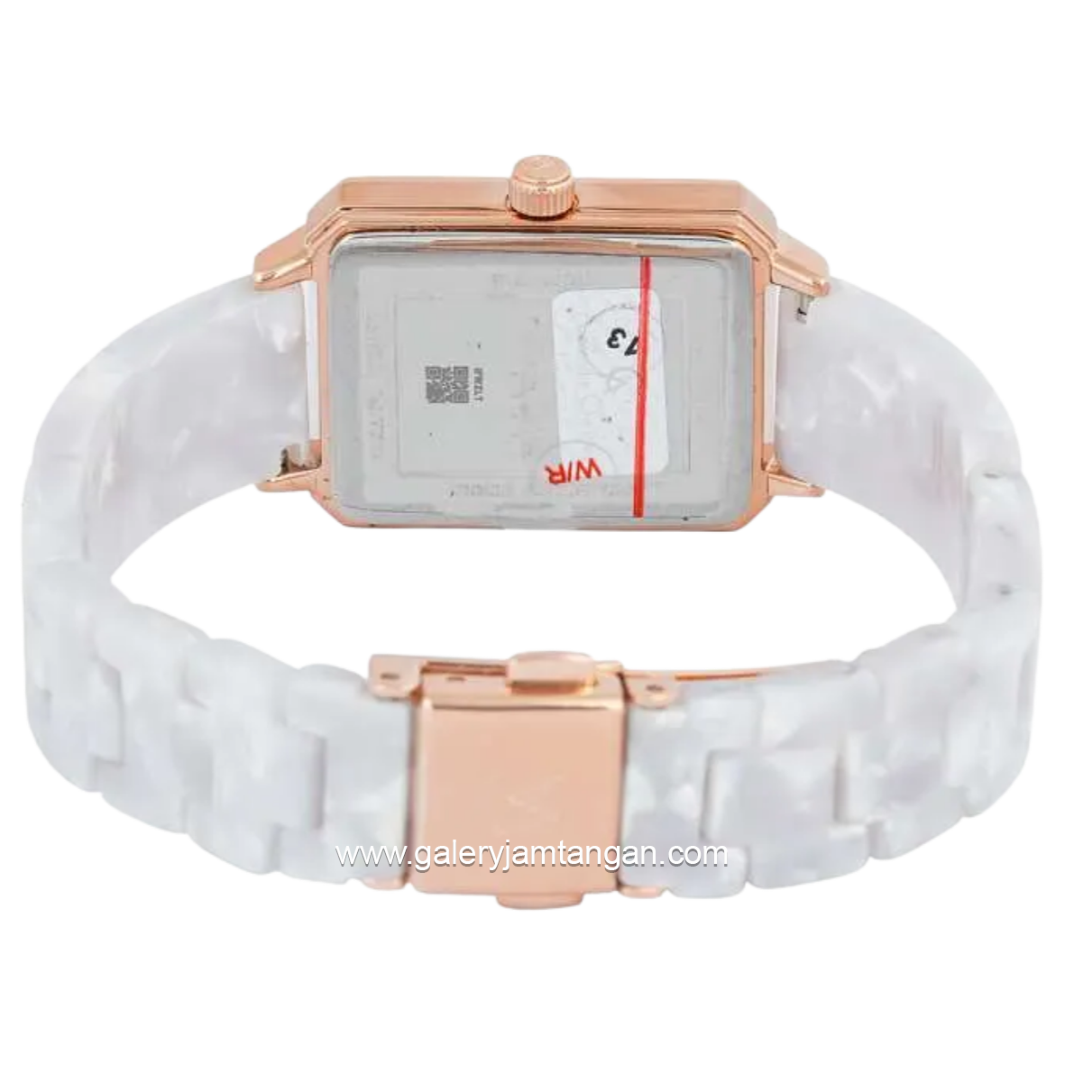 Alexandre Christie Passion AC 2B75 LD BRGSL Silver Dial Silver Acetate Strap