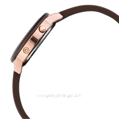 Alexandre Christie AC 9393 LHRRGBOBA Brown Rosegold Rubber Strap