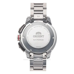 ORIENT M FORCE RA-AC0L08Y00 Dial Orange Stainless Steel Strap