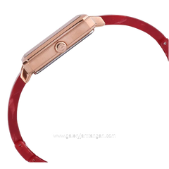 Alexandre Christie Passion AC 2B75 LD BRGRE Red Dial Red Acetate Strap