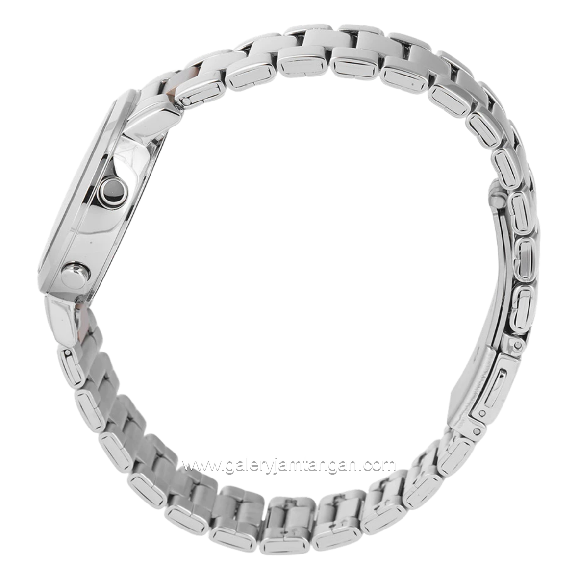Alexandre Christie Digi AC 9497 LH BSSLG Smoke Grey Digital Dial Stainless Steel Strap