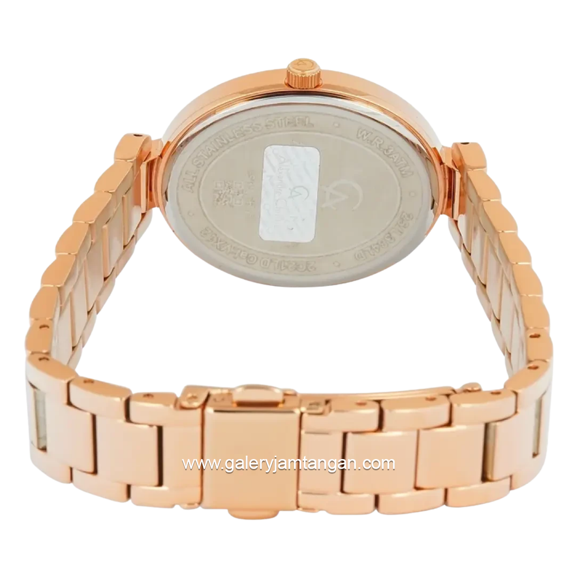 Alexandre Christie Passion AC 2C21 LDBRGBG Dial Rose Gold Stainless Steel Strap