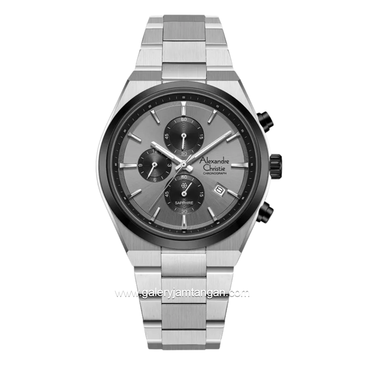 Alexandre Christie Chronograph AC 8697 MC BTEGR Analog Dial Stainless Steel Strap