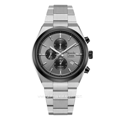 Alexandre Christie Chronograph AC 8697 MC BTEGR Analog Dial Stainless Steel Strap