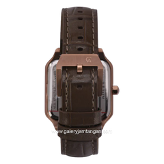Alexandre Christie Multifunction AC 2B18 BFLRGLNBO Brown Rosegold Leather Strap