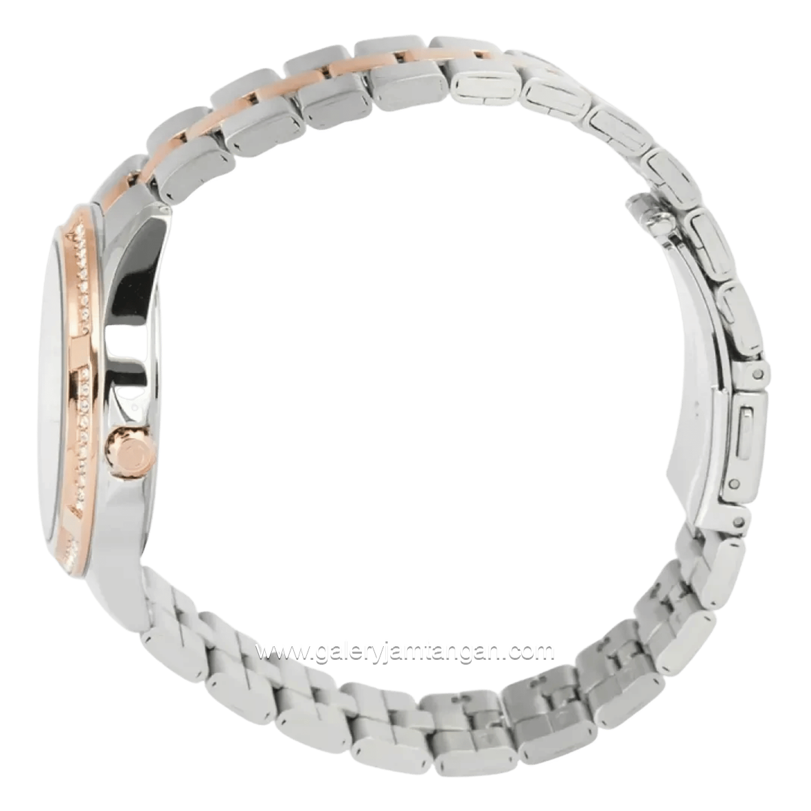 Alexandre Christie Multifunction AC 2947 BF BTRSL2 Silver Dial Dual Tone Stainless Steel Strap