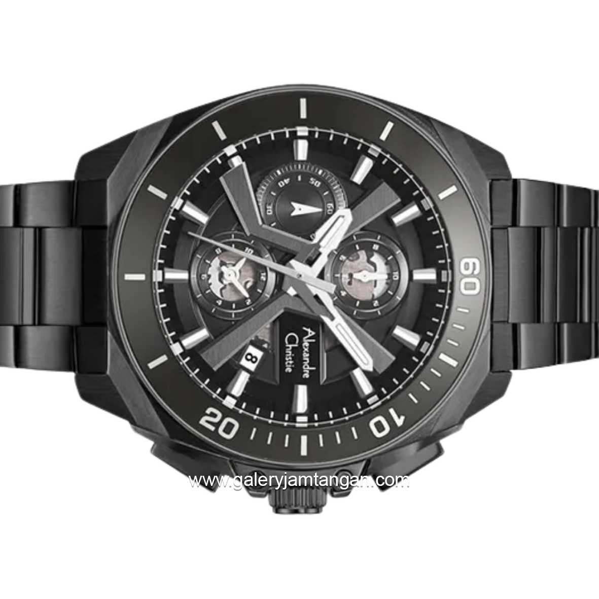Alexandre Christie Chronograph ACF6695MCFEPBA Stainless Steel Strap