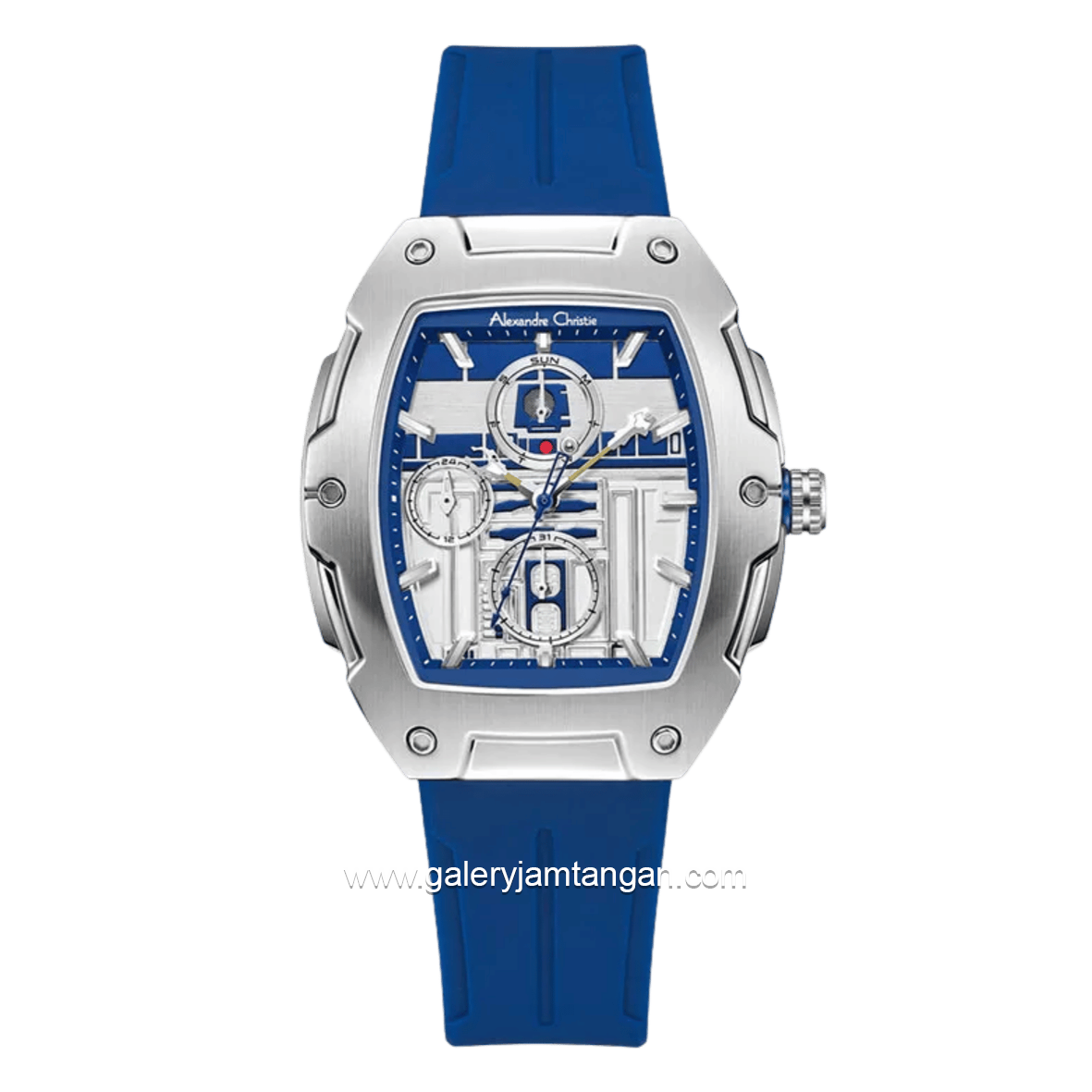 Alexandre Christie X Star Wars AC 6629 BCRRD1 R2-D2 Edition Blue Rubber Limited Edition