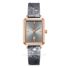 Alexandre Christie Passion AC 2B75 LD BRGGR Grey Dial Grey Acetate Strap