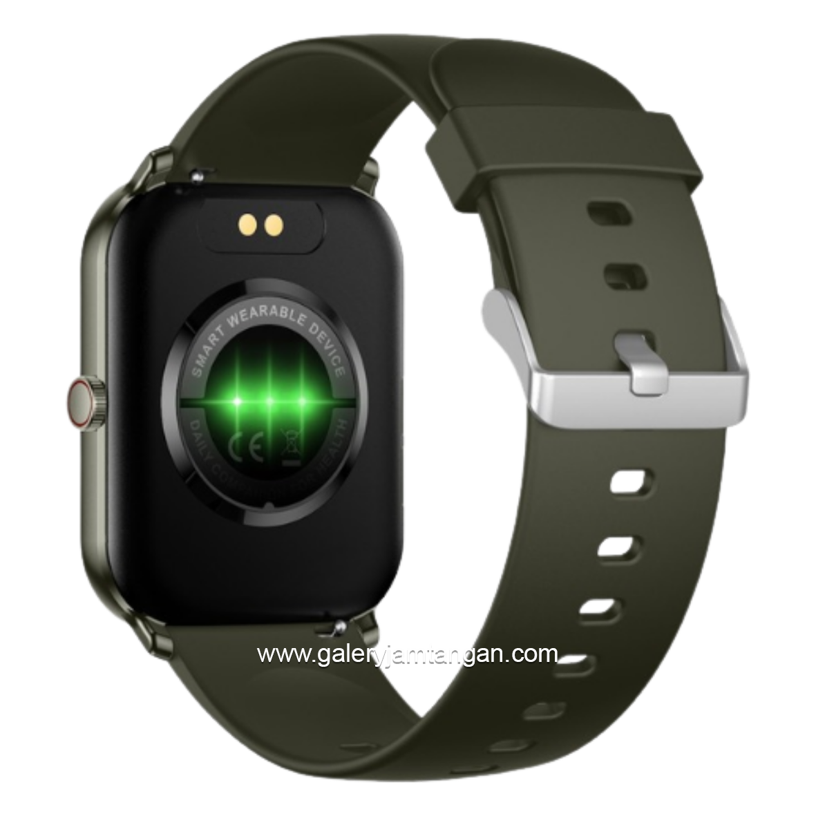 VIVAN SMARTWATCH VWF18 DARK GREEN Rubber Strap