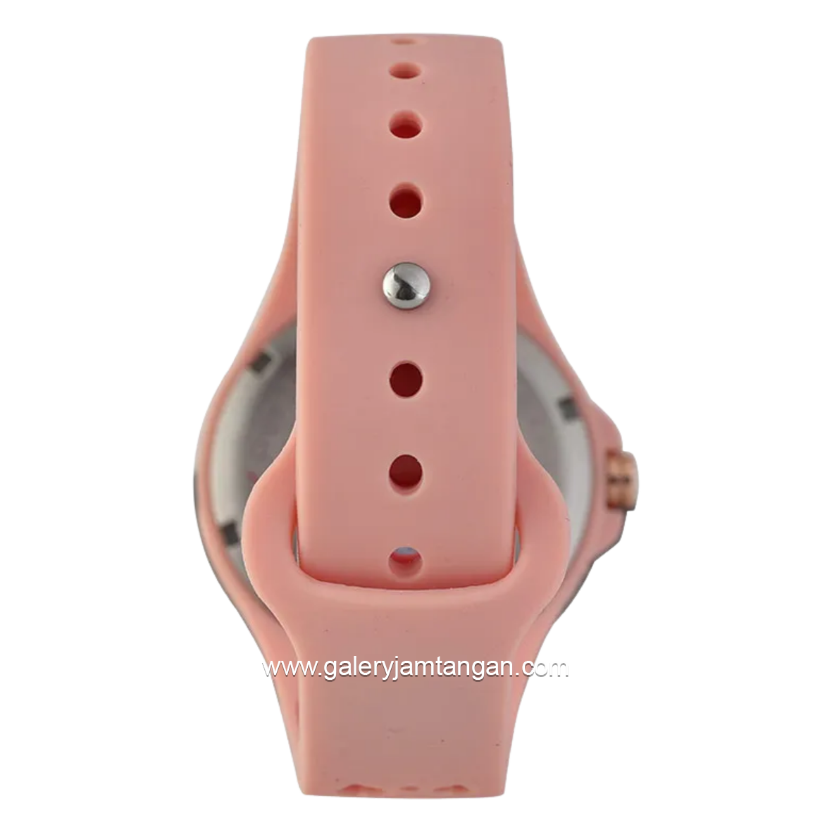 Alexandre Christie Multifunction AC 2B04 BF RRGPN Pattern Dial Pink Rubber Strap