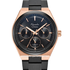 Jam Tangan Alexandre Christie AC 8697 BF BBRBA Sapphire Black Dial Black Stainless Steel Strap