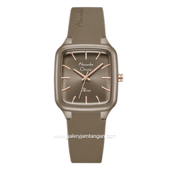 Alexandre Christie Passion AC 2A08 LH RRGDB Brown Dial Brown Rubber Strap