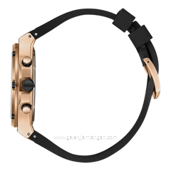 BEVERLY HILLS POLO CLUB BHPC BP3822X.451 Black Gold Silicone Strap