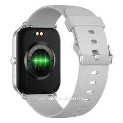 VIVAN SMARTWATCH VWF18 SILVER Rubber Strap