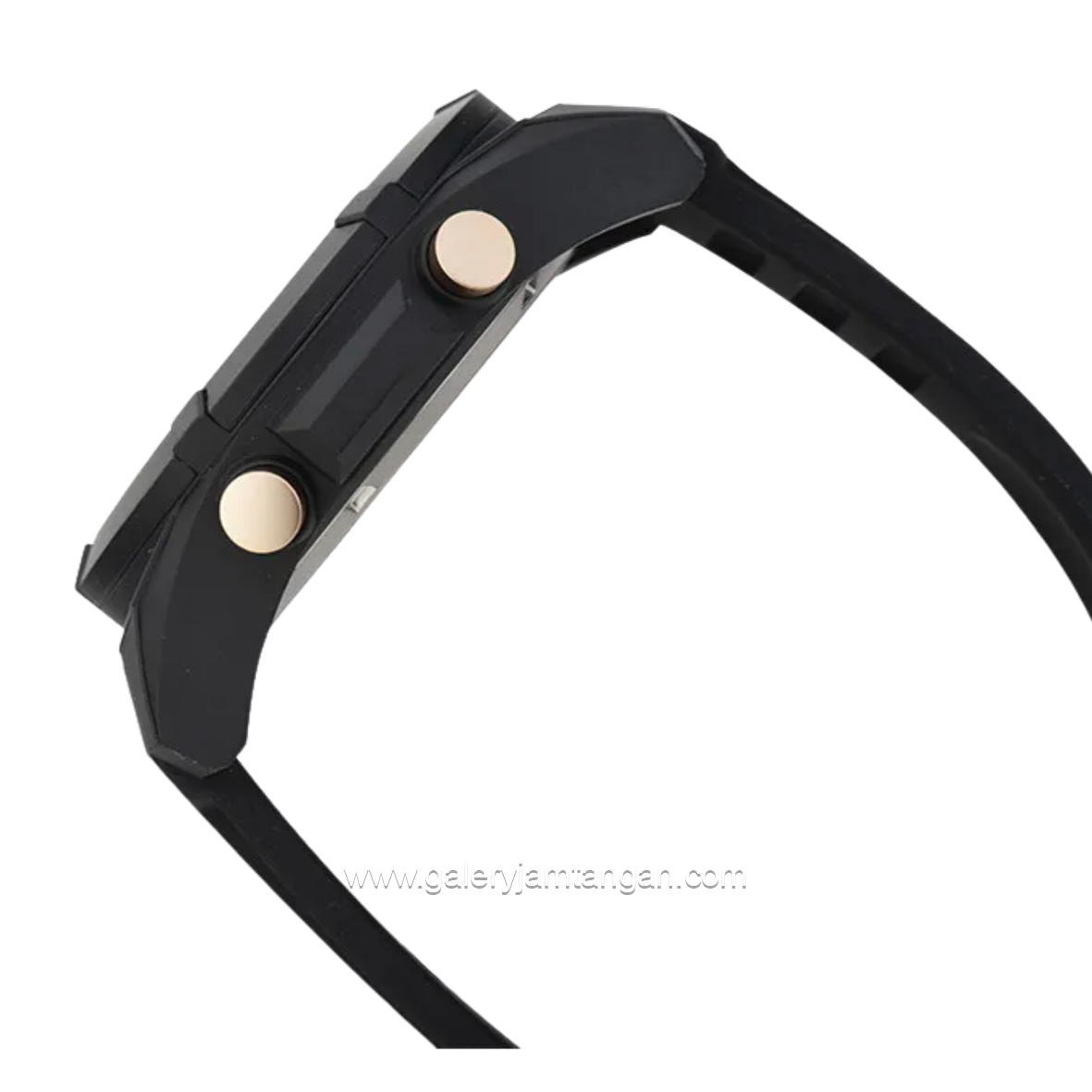 Alexandre Christie AC 9371 MHRIPBARG Black List Rosegold Rubber Strap