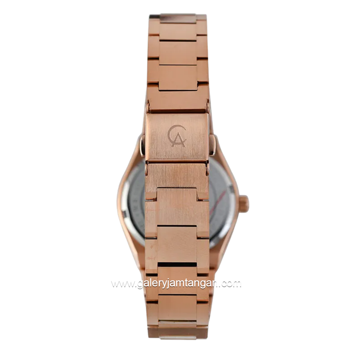 Alexandre Christie AC 8697 LD BRGLN Sapphire Rose Gold Dial Rose Gold Stainless Steel Strap