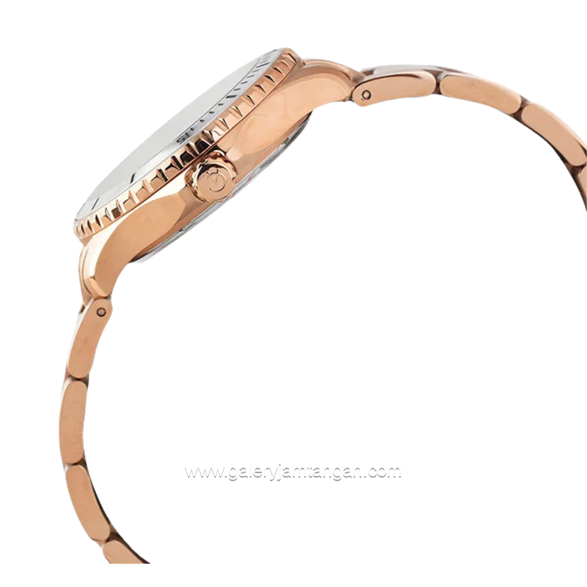 Alexandre Christie AC 2A54 BFBRGLBSL Rose Gold Dial Blue Stainless Steel Strap