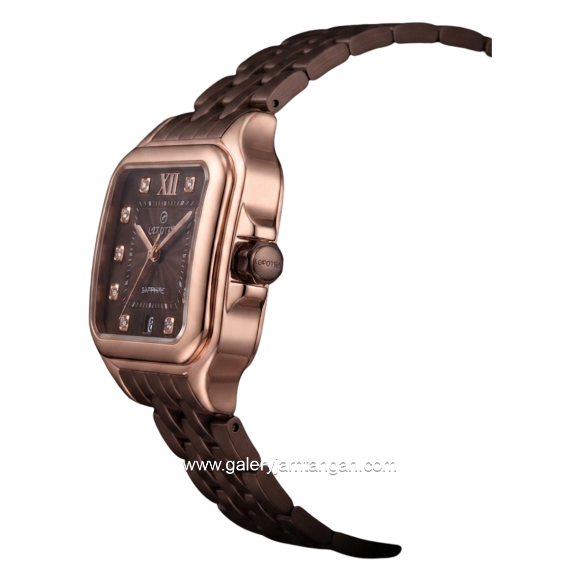 LOFOTEN F-2331L Brown Rosegold Stainless Steel