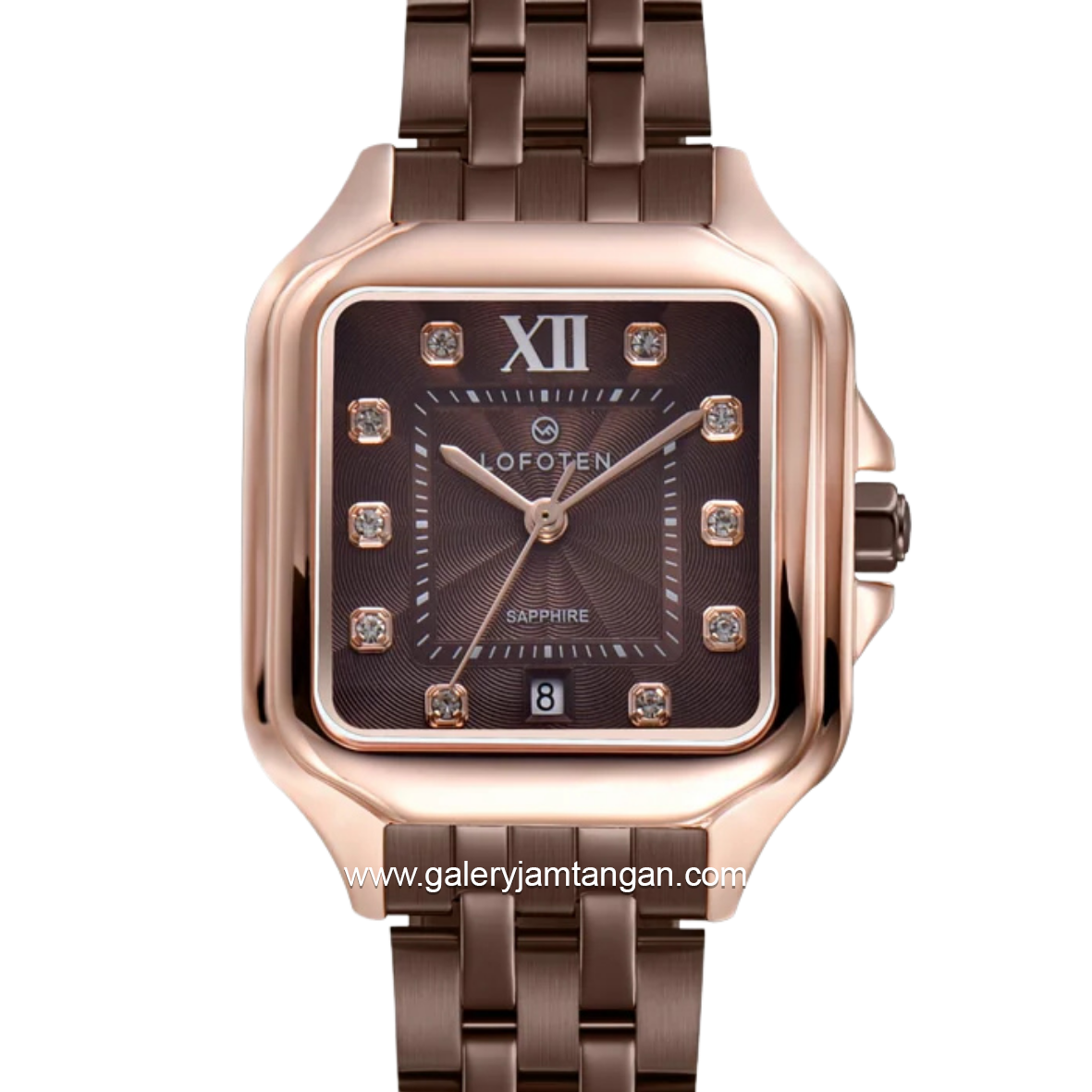 LOFOTEN F-2331L Brown Rosegold Stainless Steel